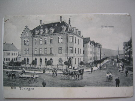 Mittagsteller mit typisch schwäbischem Gericht in der Gaststätte Herzog Ulrich